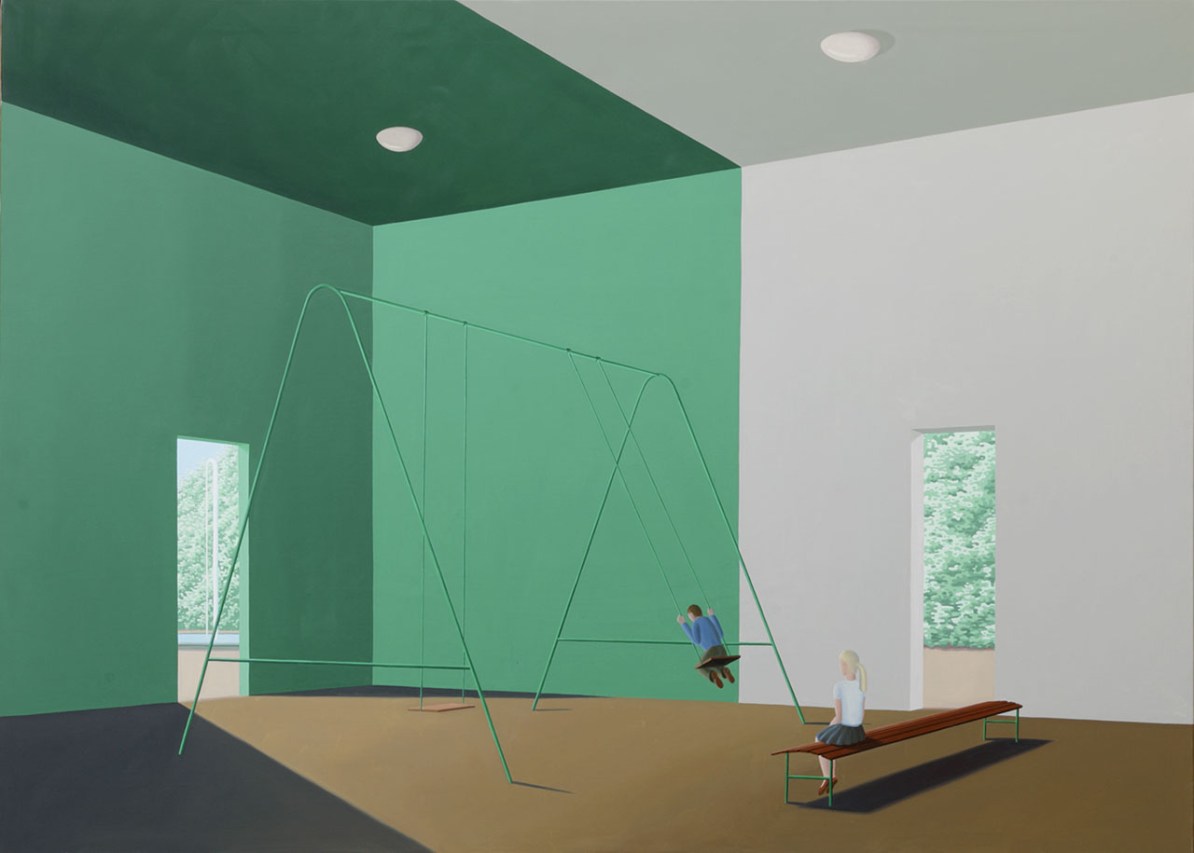 "AH-AH", ein wunderbares Bild von Thomas Huber aus der Sammlung des MARTa. Bildquelle: MARTa Herford/ Cordia Schlegelmilch, © VG Bild Kunst Bonn 2015